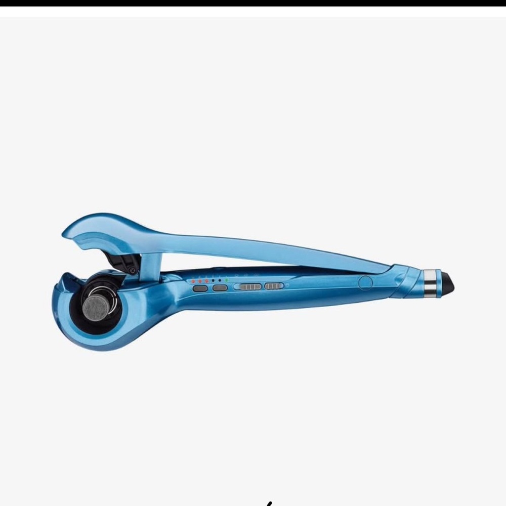 Sleek Blue Hair Curler for Effortless Styling